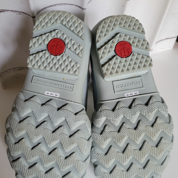 New Stella McCartney x Hunter Ltd. Collection Ankle Powder Blue Rain Boo… - Picture 10 of 12